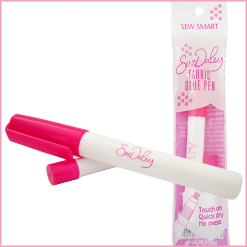 Sue Daley Fabric Glue pen by Sewline