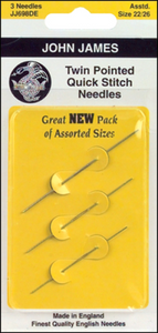 John James Twin Pointed Quick Stitch Needles