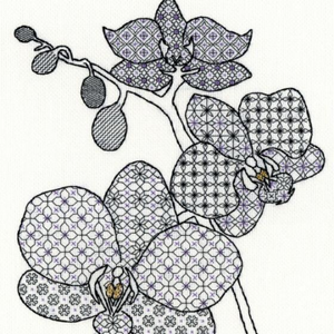 Blackwork Orchid by Bothy Threads