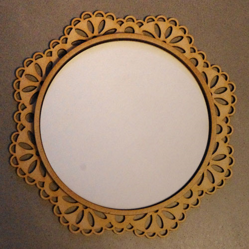 Pretty Doily Frames by Rosalie Dekker Designs