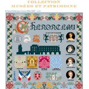 Chenonceau Chateau Cross Stitch Pattern by Sajou