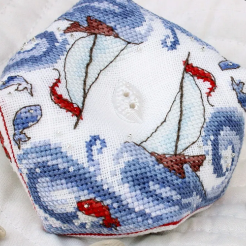 High Seas Biscornu by Faby Reilly Designs