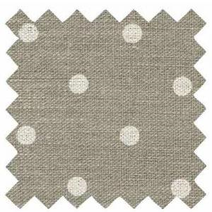 28CT Sajou Polka Dot Linen Natural with White Dots