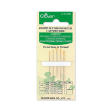 Clover Self Threading Needles Assorted