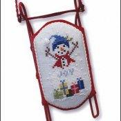Sledding Snowman by JBW Designs