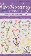 Essential Collection Embroidery Stencils by Christen Brown