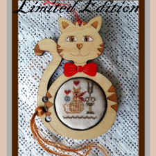 Kitty Kit Cross Stitch Kit by Nikyscreations