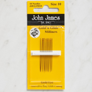 John James Gold n Glide Milliners Needles