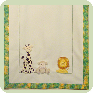 Zoo Trio By Windflower Embroidery