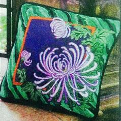 Spider Mums And Malachite By The Tapis Tree