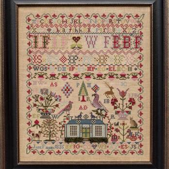 Jane Fiddes 1835 by Hands Across The Sea Samplers