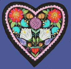Folk Heart By The Tapis Tree