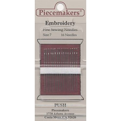 Piecemakers Embroidery Needles