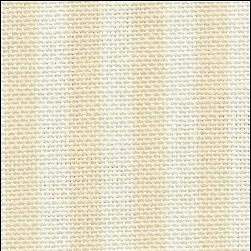 32CT Belfast Linen Neutral Parisian Stripes Zweigart Per Yard