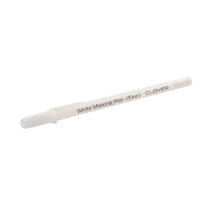 Clover Water-Soluble Marking Pen - Fine-White