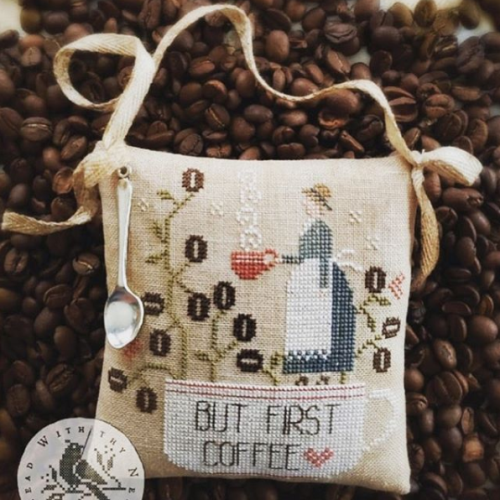 Coffee First Cross Stitch Chart by With Thy Needle and Thread