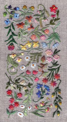 Thousand And One Flowers By Canevas Folies