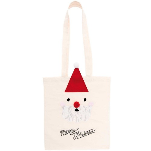 Embroidered Santa Calico Bag Kit by Rico