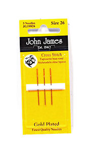 John James Tapestry Needles Gold