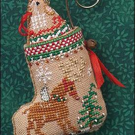Gingerbread Mouse Reindeer Stocking by Just Nan
