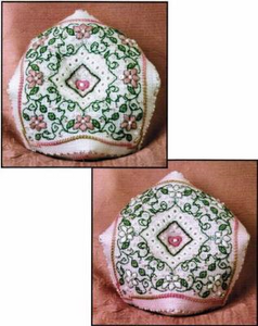 Spring Blossom Biscornu Pincushion Kit By The Sweetheart Tree