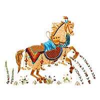 Arabian Horse DAH1 by Roseworks Designs