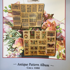 Antique Pattern Album Circa 1880 by Cross Stitch Antiques