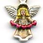 Susan Clarke Charm 1622 Angel with Heart Ribbon