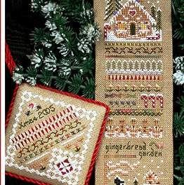 Gingerbread Garden Sampler  and Accessories Pack by The Victoria Sampler
