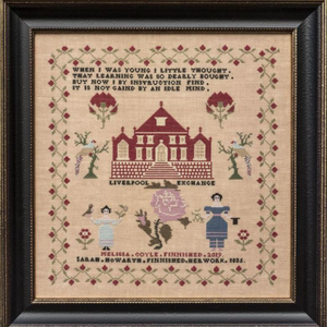 Sarah Howarth 1835 by Hands Across The Sea Samplers