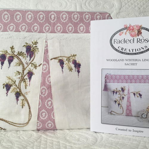 Woodland Wisteria Lingerie Sachet by Faded Rose Creations