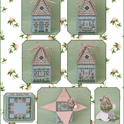 Cloverly's Bunny Bungalow and Embellishments Ltd Edition by Just Nan