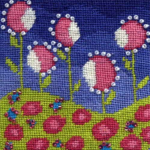Field of Flowers by A Mary Self Needlepoint Design