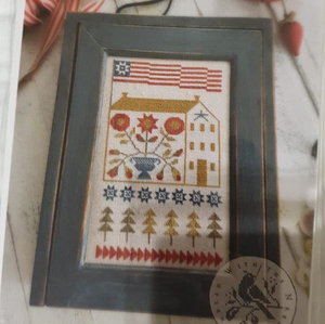 Baltimore Salt Box Cross Stitch Chart by With Thy Needle and Thread (Brenda Gervais)