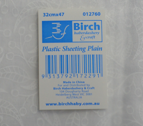 Plastic Sheeting (also known as Template Plastic)