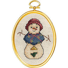 Snowman Kit With Frame By Janlynn