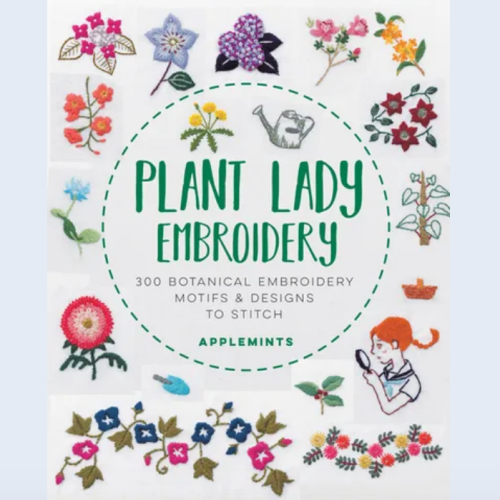 Plant Lady Embroidery by Applemints