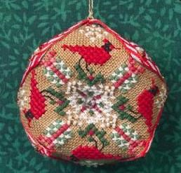 Tiny Christmas Biscornu By Just Nan