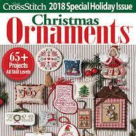 Just Cross Stitch Christmas Ornaments 2018