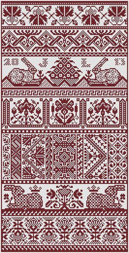 Hare Apparent Cross Stitch Chart by Long Dog Samplers