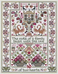 The Love Of Two Hearts by Long Dog Samplers