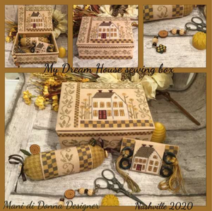 My Dream House Sewing Box by Mani Di Donna