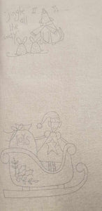 Make Ready for Christmas Stitchery Panel by Natalie Bird