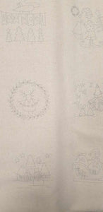 Make Ready for Christmas Stitchery Panel by Natalie Bird