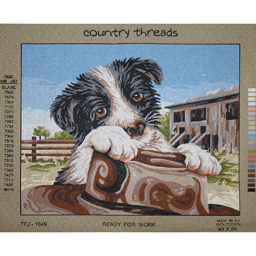 Ready for Work Tapestry by Country Threads