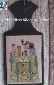 Hilltop Village in Spring by Thistles