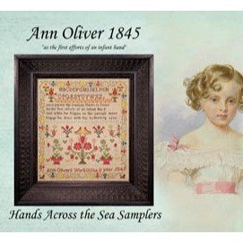 Ann Oliver 1845 Cross Stitch Chart by Hands Across the Seas