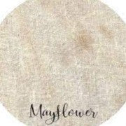 46CT Fox and Rabbit Hand Dyed linen Mayflower Fat Half Yard