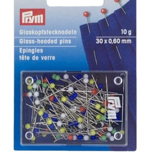 Glass head Pins by Prym