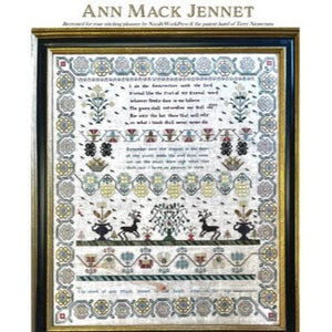Ann Mack Jennet Cross Stitch Chart by NeedleWork Press